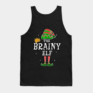 The Brainy Elf Group Matching Family Christmas Smart Funny Tank Top